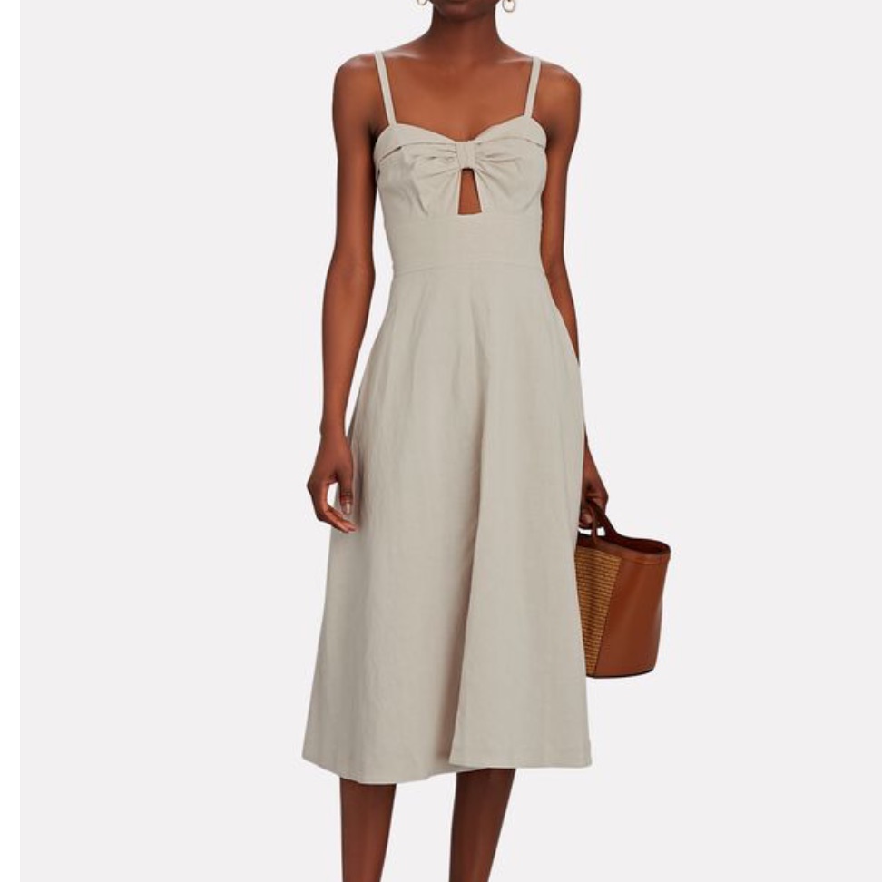 Intermix Amina Sleeveless Cut-Out Midi Dress